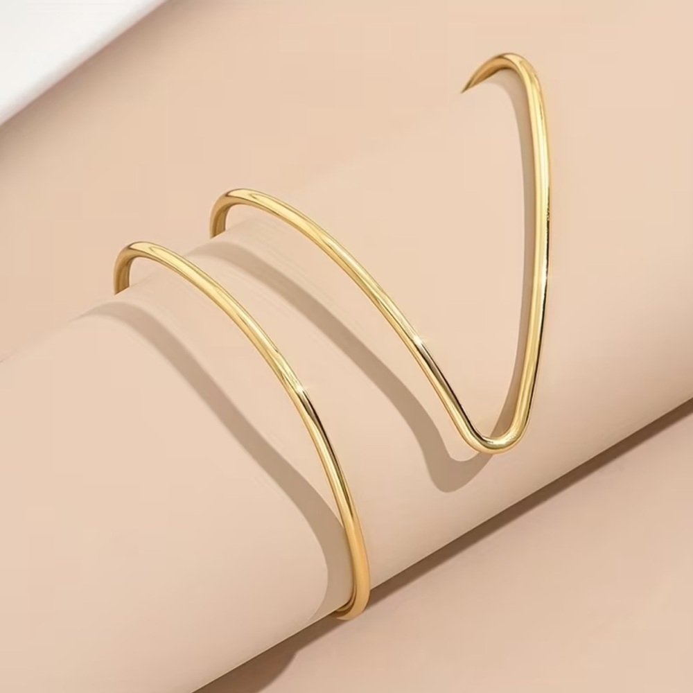 NEW Elegant Gold-Tone Women's Bracelet. Unique Bracelet ⚜️ A5-165 - Picture 4 of 5